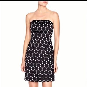 LIMITED Black Polka Dot Strapless A-line Dress 12